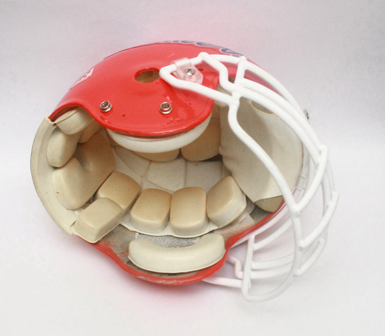 Game Used 1990s UWP Pioneers Riddell VSR4 XL Football Helmet