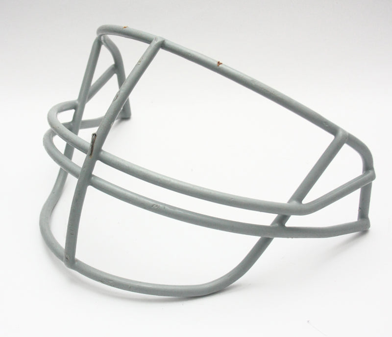 Vintage Game Used Schutt NOPO Jr. Pro Football Helmet Facemask - Grey - Youth