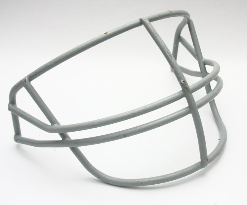 Vintage Game Used Schutt NOPO Jr. Pro Football Helmet Facemask - Grey - Youth