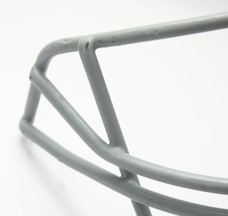 Vintage Game Used Schutt NOPO Jr. Pro Football Helmet Facemask - Grey - Youth