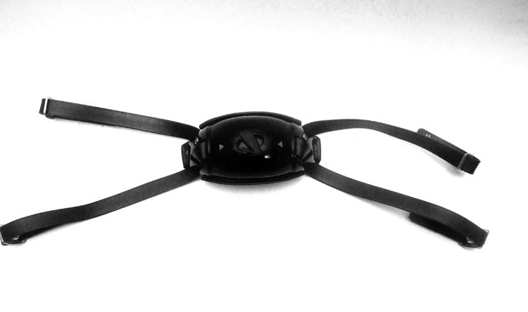 NOS SportStar Hard Cup Football Helmet Chinstrap - Black