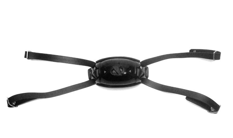 NOS SportStar Hard Cup Football Helmet Chinstrap - Black