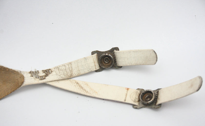 Vintage Game Used 1980s Riddell Low Hook 4 Point Soft Football Helmet Chinstrap