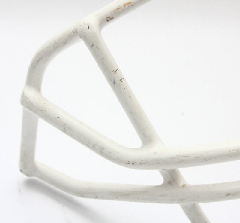 Vintage Game Used Schutt NOPO Adult Football Helmet Facemask - White