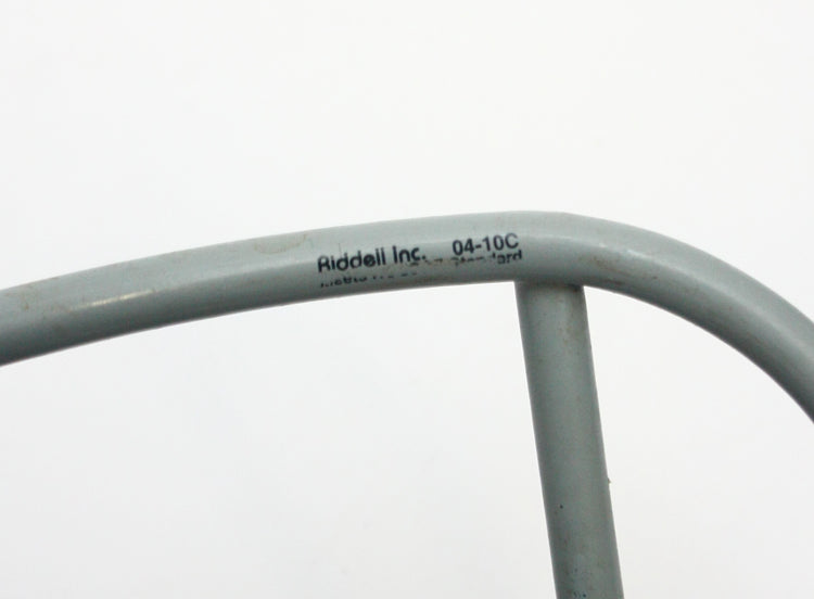 Game Used Riddell Revolution G2B Football Helmet Facemask - Grey