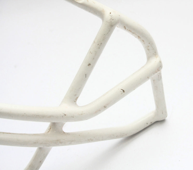 Vintage Game Used Schutt NOPO Adult Football Helmet Facemask - White