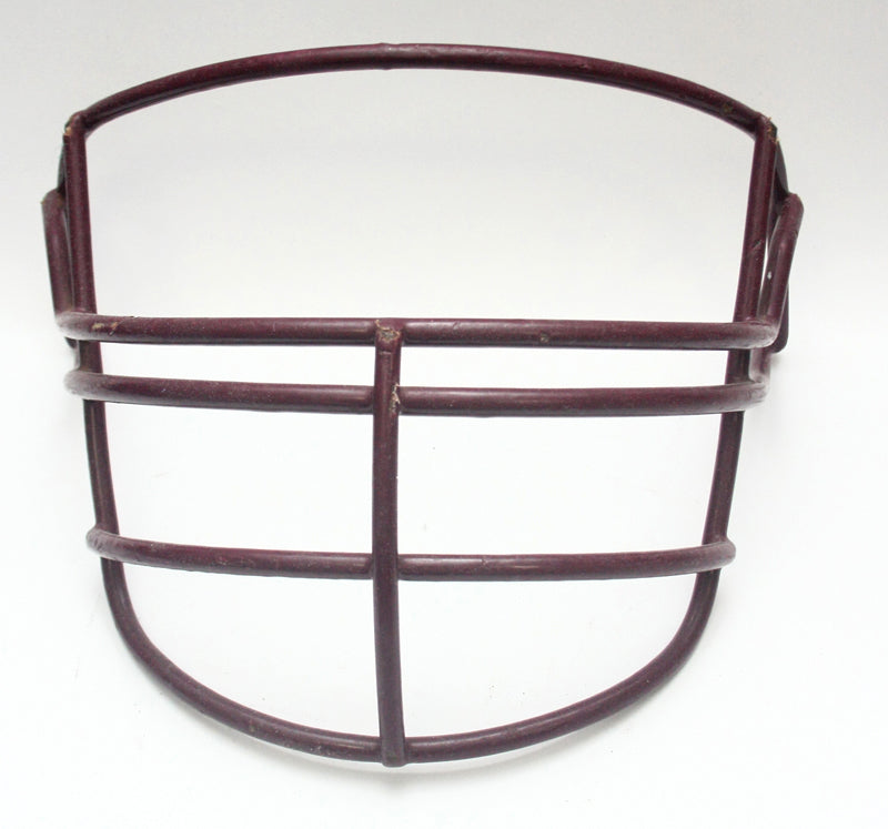 Vintage Game Used 1992 Riddell JOP Football Helmet Facemask - Maroon
