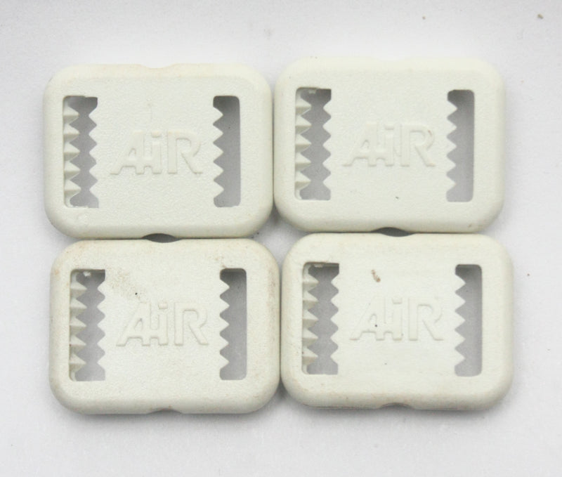 Set of 4 Vintage Game Used Schutt Po Air Football Helmet Chinstrap Buckles