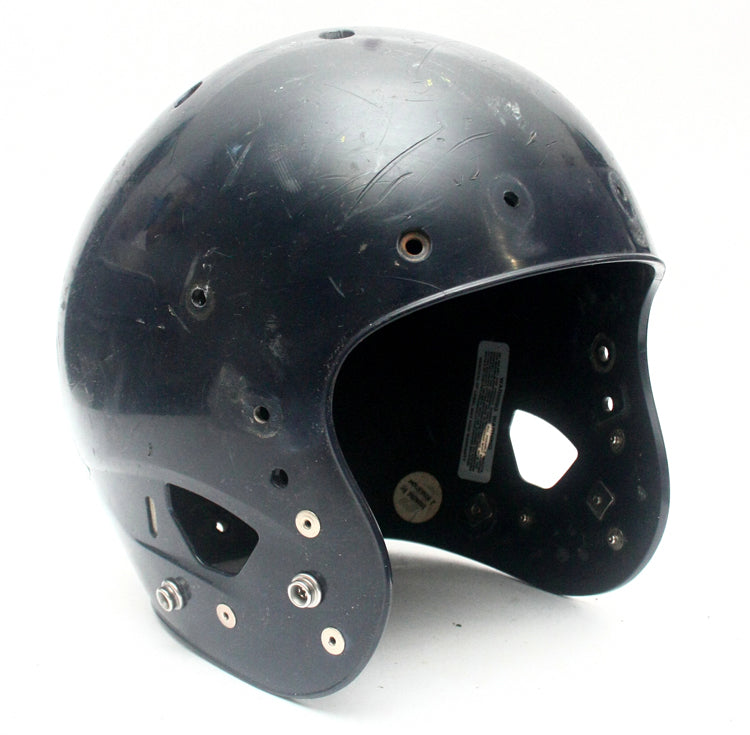 Game Used Schutt Air XP Dark Navy Blue Adult Medium Football Helmet Shell Only