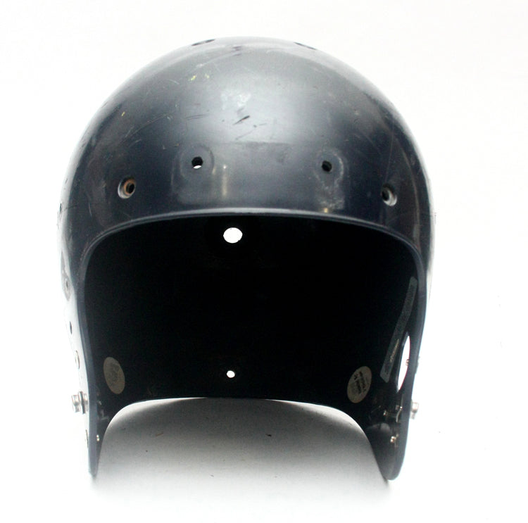 Game Used Schutt Air XP Dark Navy Blue Adult Medium Football Helmet Shell Only