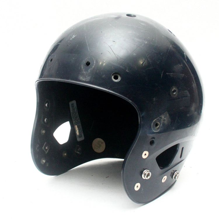 Game Used Schutt Air XP Dark Navy Blue Adult Medium Football Helmet Shell Only