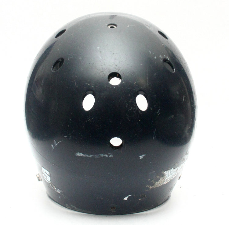 Game Used Schutt Air XP Dark Navy Blue Adult Medium Football Helmet Shell Only