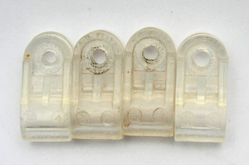 Vintage Game Used 2004 Dated Football Helmet Facemask Clips 928E