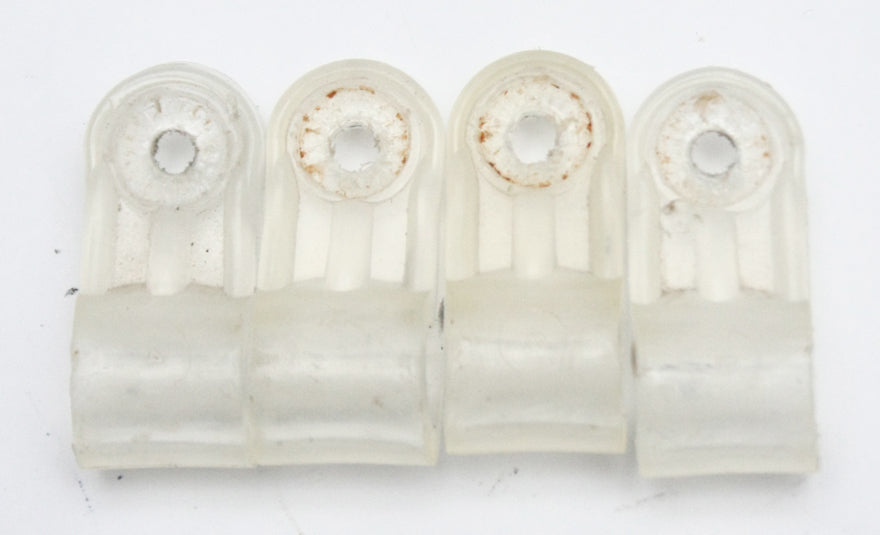 Vintage Game Used 1980s Football Helmet Facemask Clips 080926D