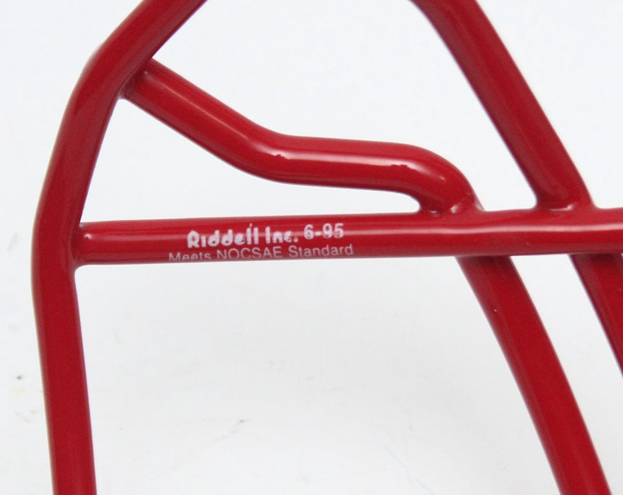 Vintage NOS 1995 Riddell OPO Football Helmet Facemask - Scarlet Red