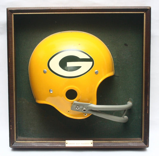 Rare Vintage 1960s Green Bay Packers Riddell RK Football Helmet Plaque