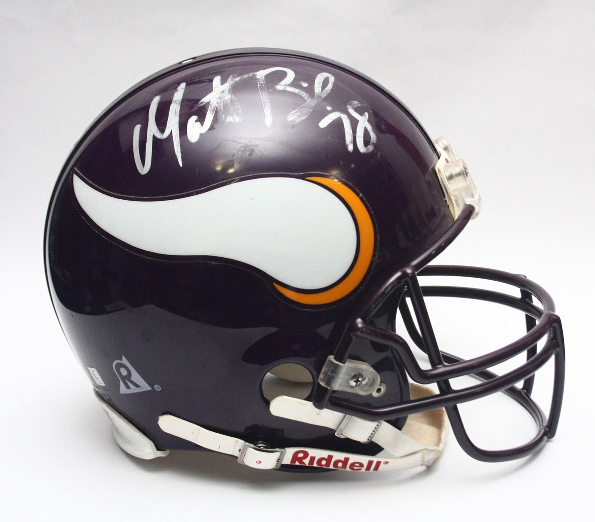 Vintage Minnesota Vikings Riddell VSR4 Pro Line Large Football Helmet Matt Birk Signature
