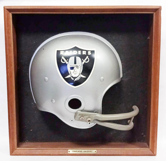 Rare Vintage 1960s Oakland Raiders Riddell RK Suspension Football Helmet Plaque