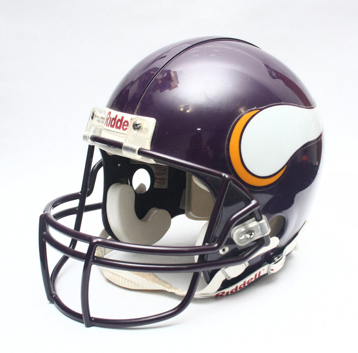 Vintage Minnesota Vikings Riddell VSR4 Pro Line Large Football Helmet Matt Birk Signature