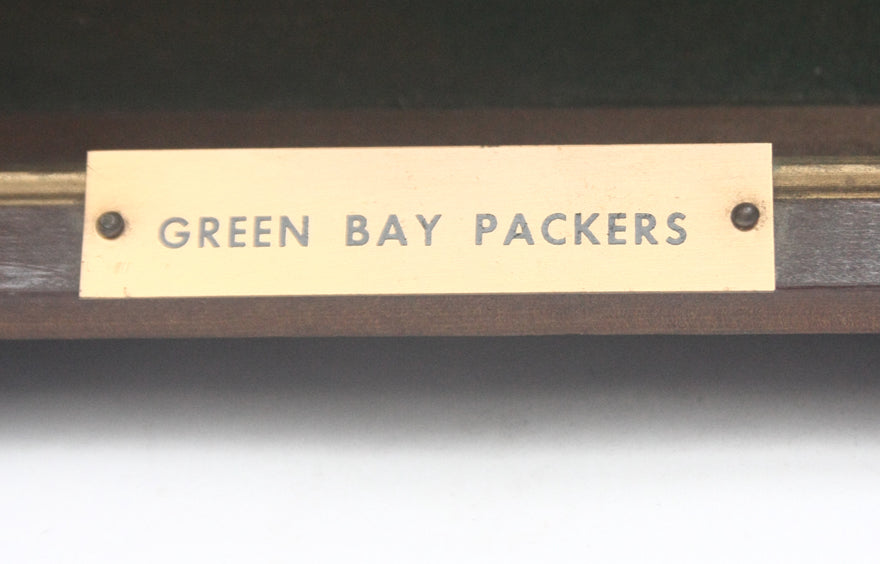 Rare Vintage 1960s Green Bay Packers Riddell RK Football Helmet Plaque