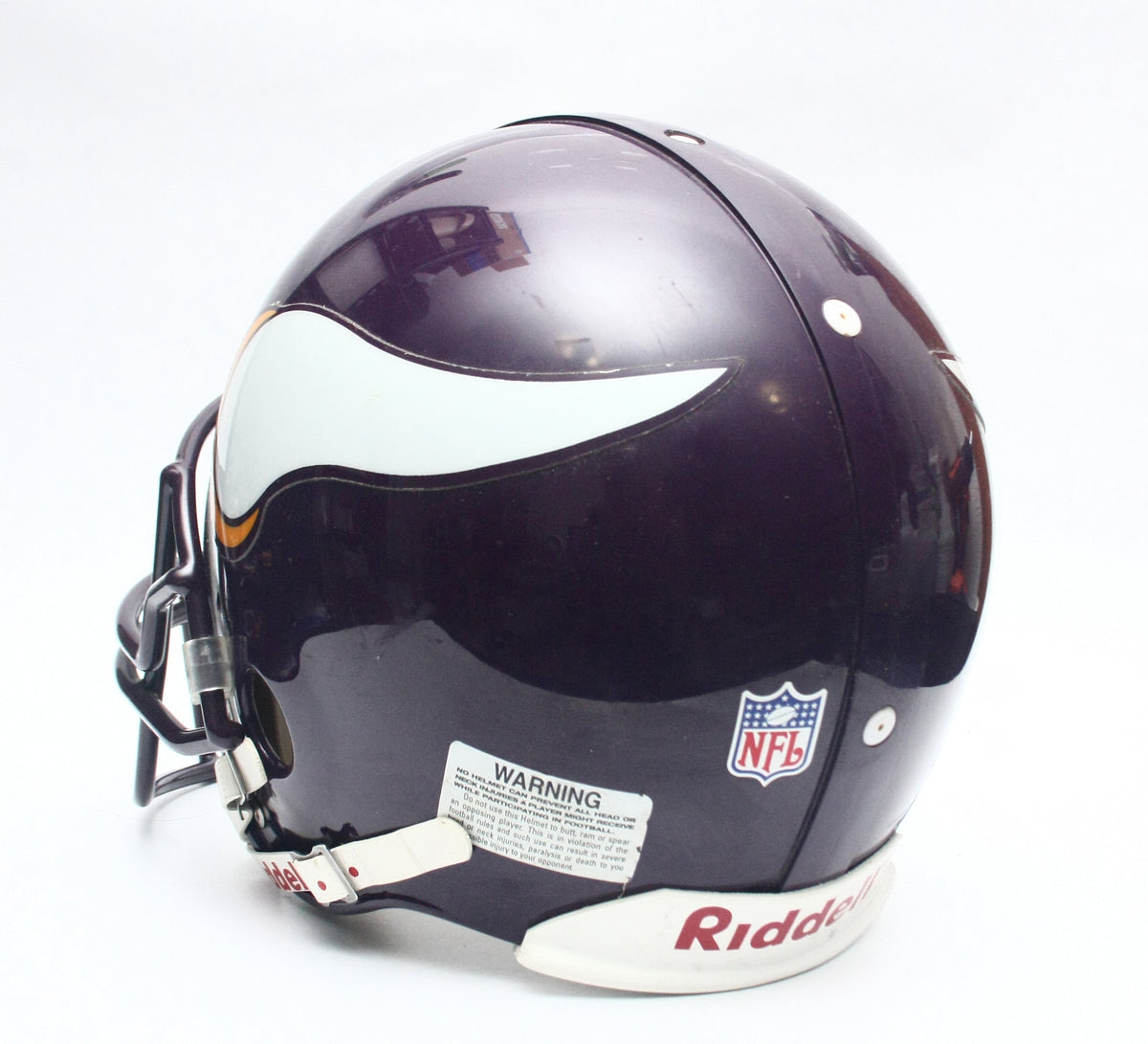 Vintage Minnesota Vikings Riddell VSR4 Pro Line Large Football Helmet Matt Birk Signature