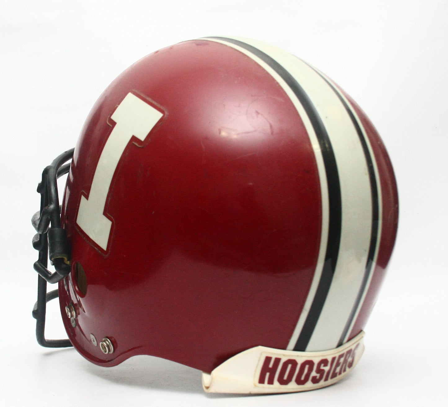 Vintage Game Used 1990s Indiana Hoosiers Riddell VSR 3 Football Helmet Size XL