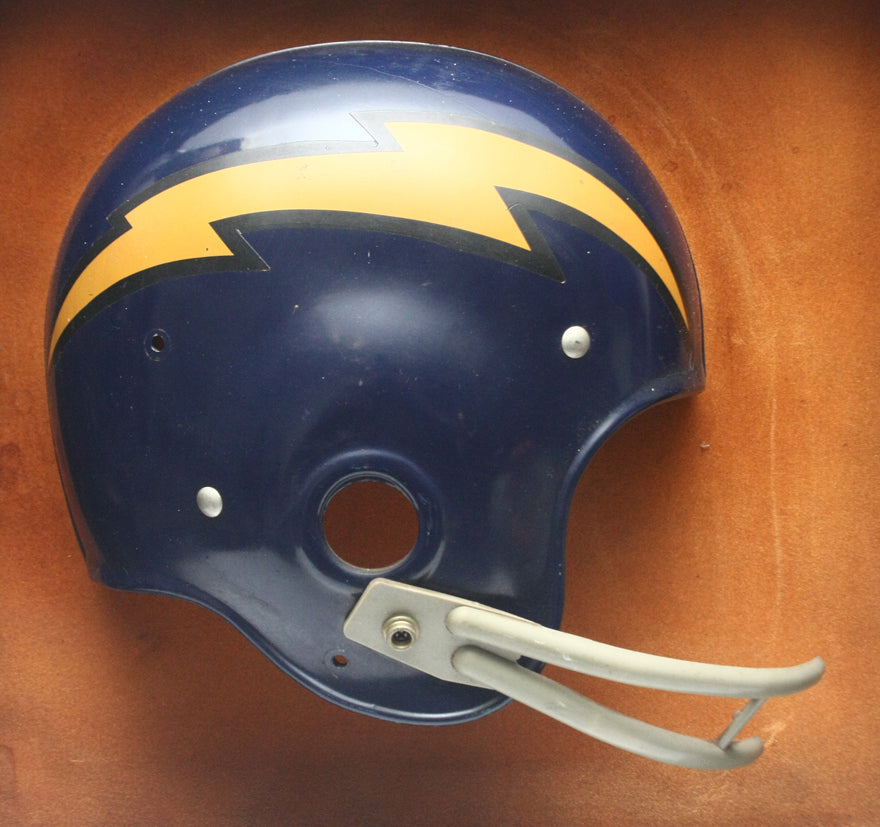 Rare Vintage 1960s San Diego Chargers Riddell RK Football Helmet Plaque