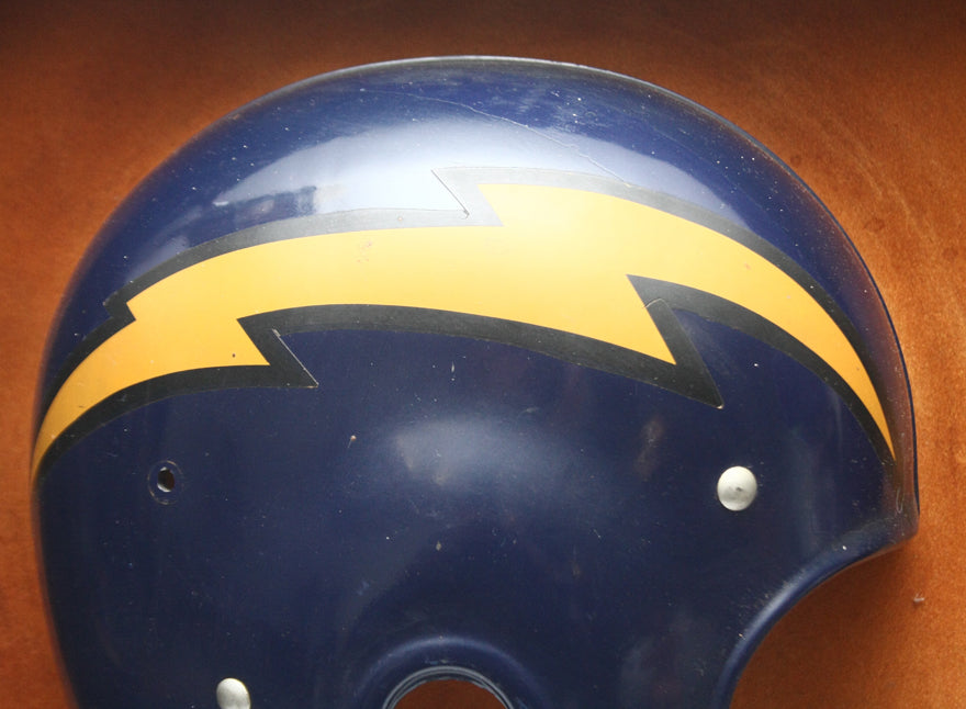 Rare Vintage 1960s San Diego Chargers Riddell RK Football Helmet Plaque