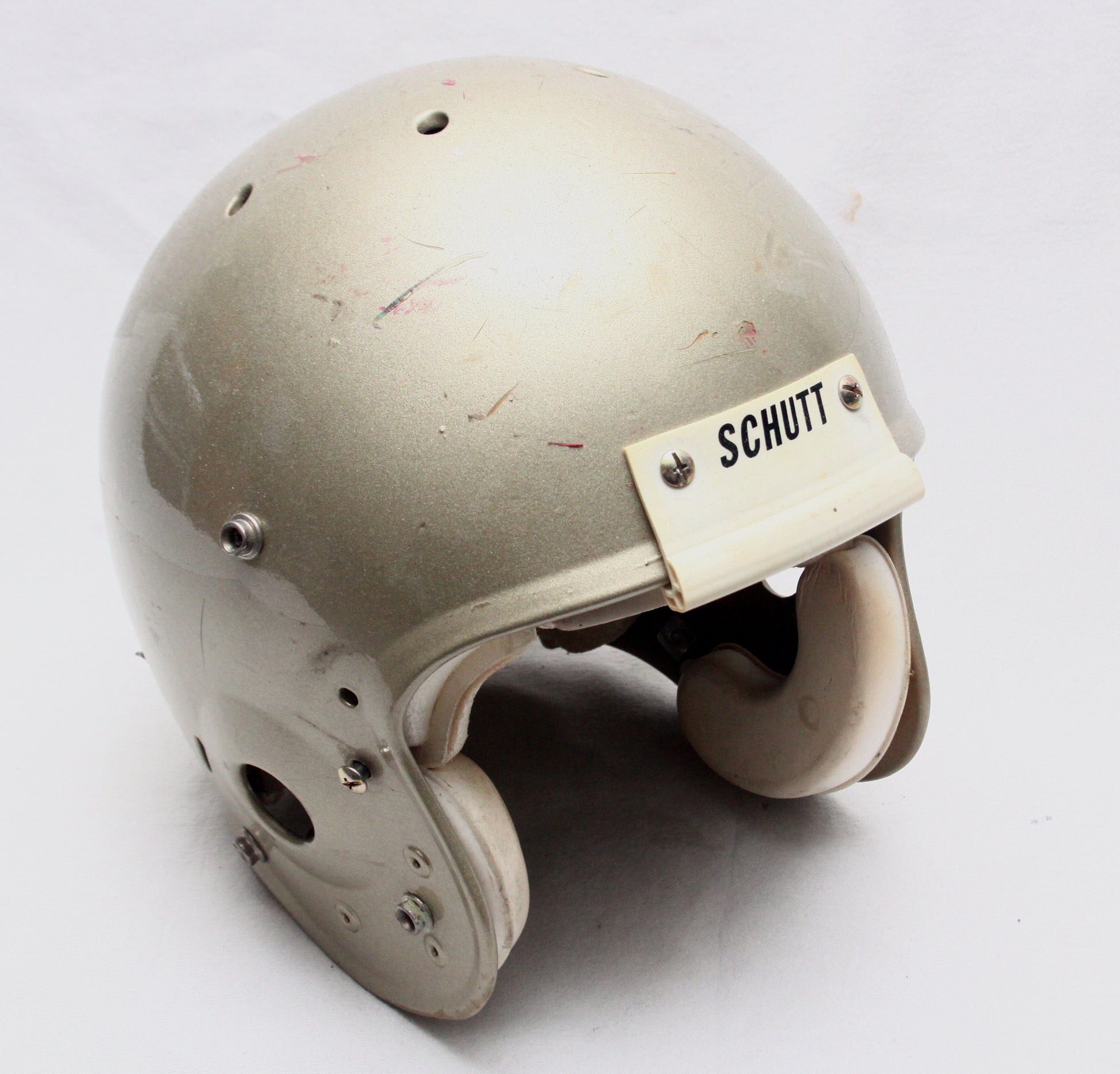 Pre-owned Schutt Air Advantage Youth Large Gold Metallic Football Helm – Football Helmet Restoration Center