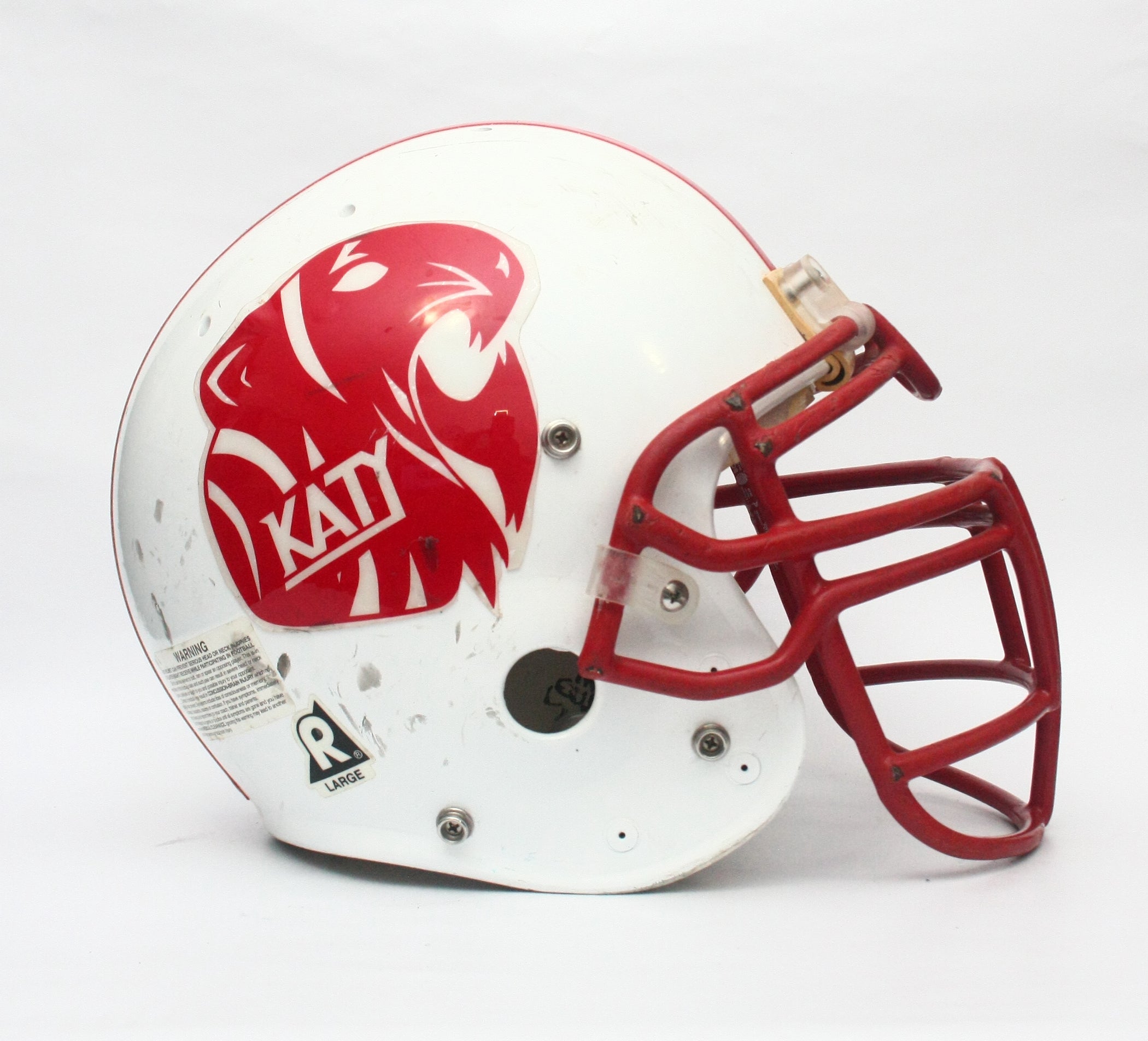 Game Used Katy Tigers Texas High School Schutt PA2 Football Helmet Siz – Football Helmet Restoration Center