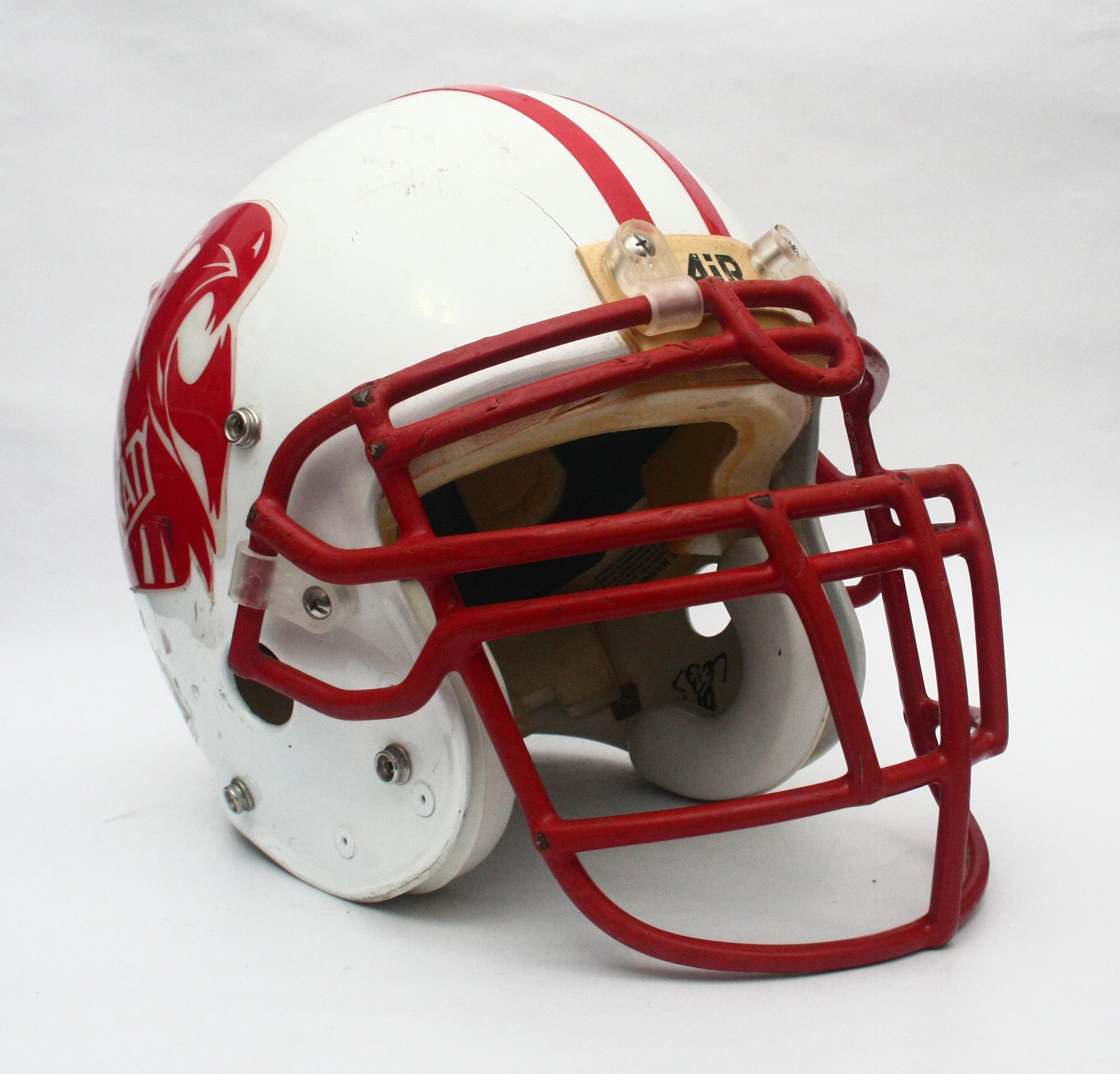 ephs tiger football helmet Game Used Katy Tigers Texas High School Schutt PA2 Football Helmet Siz – Football Helmet Restoration Center