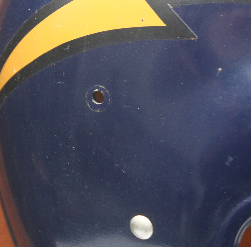Rare Vintage 1960s San Diego Chargers Riddell RK Football Helmet Plaque