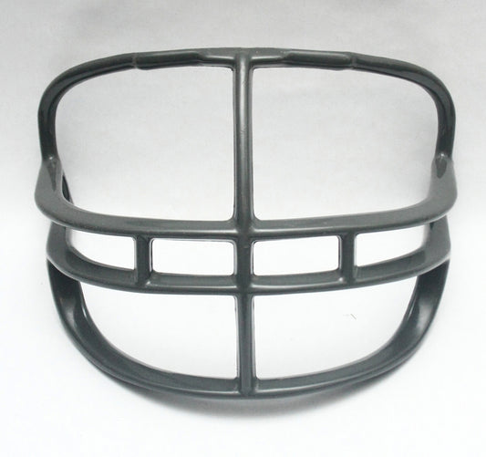 Game used Vintage 1980s 1990s Riddell Kra-Lite Football Helmet Facemask - Grey