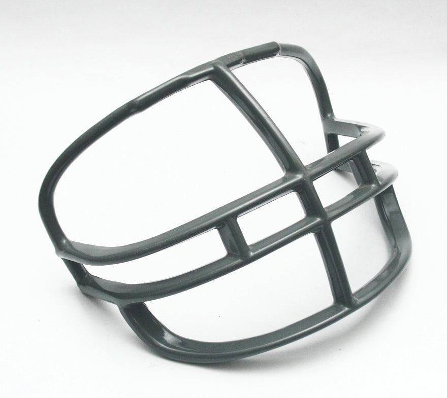 Game used Vintage 1980s 1990s Riddell Kra-Lite Football Helmet Facemask - Grey