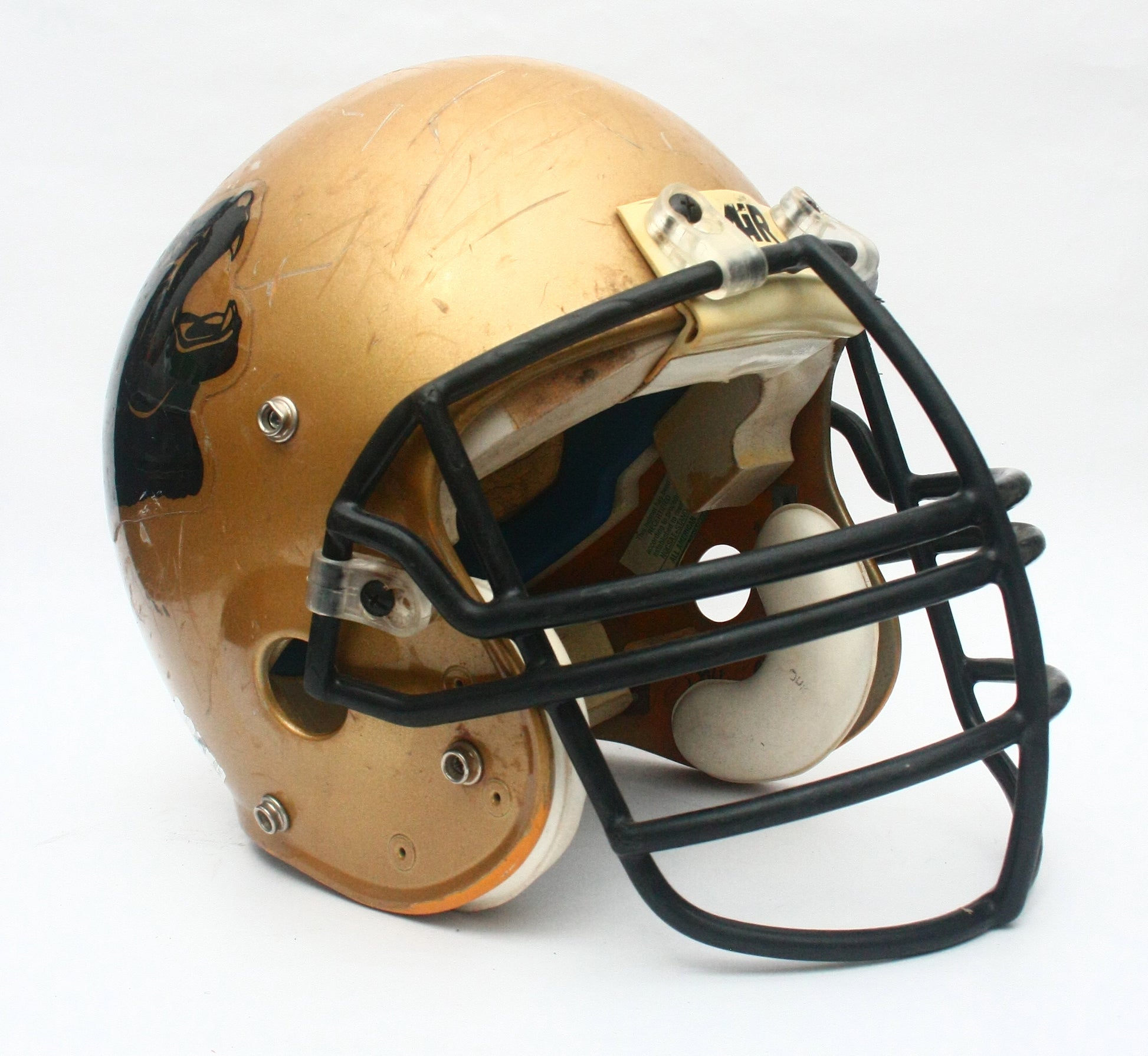 discount second hand football helmet Vintage Game Used Plano East Panther Texas High School Schutt Pro Air – Football Helmet Restoration Center