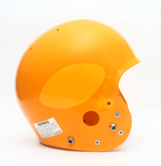 Vintage Game Used Yellow 1980s Schutt Air IV Youth Medium Football Helmet Shell Only