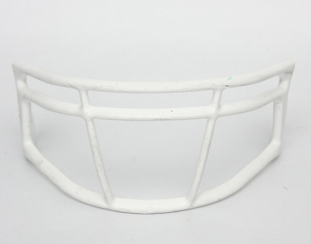 Game Used Riddell AX-2B-S AXIOM Football Helmet Facemask - White