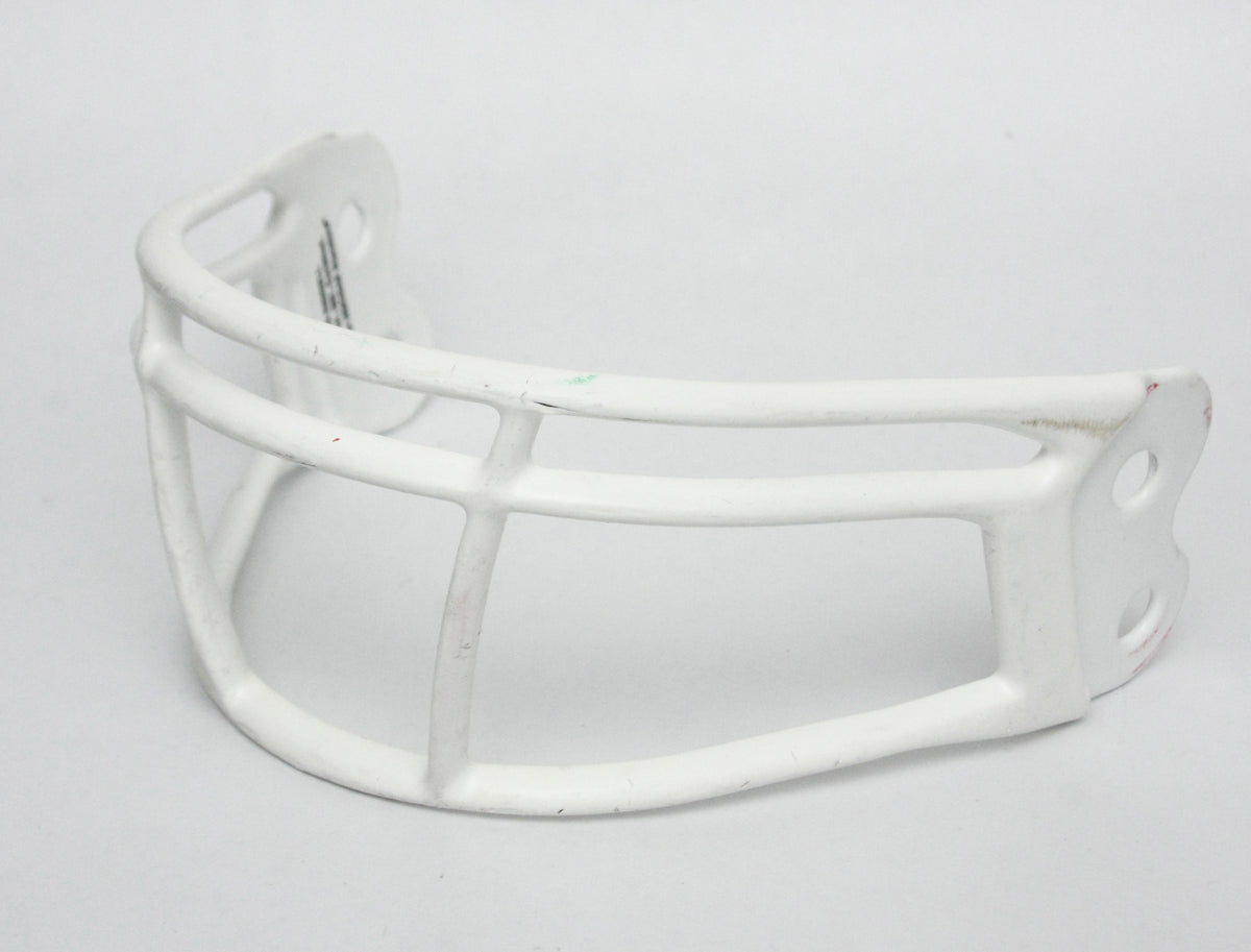 Game Used Riddell AX-2B-S AXIOM Football Helmet Facemask - White