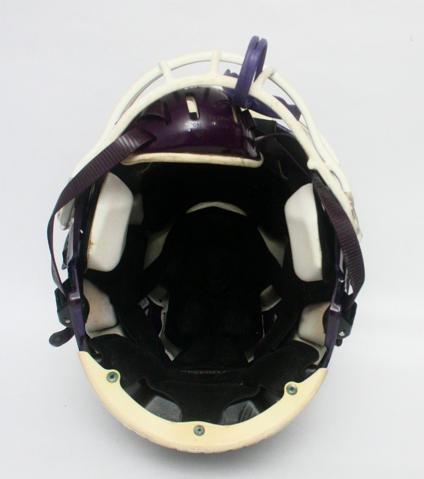 Game Used Riddell SpeedFlex Adult Large Football Helmet - Purple metallic