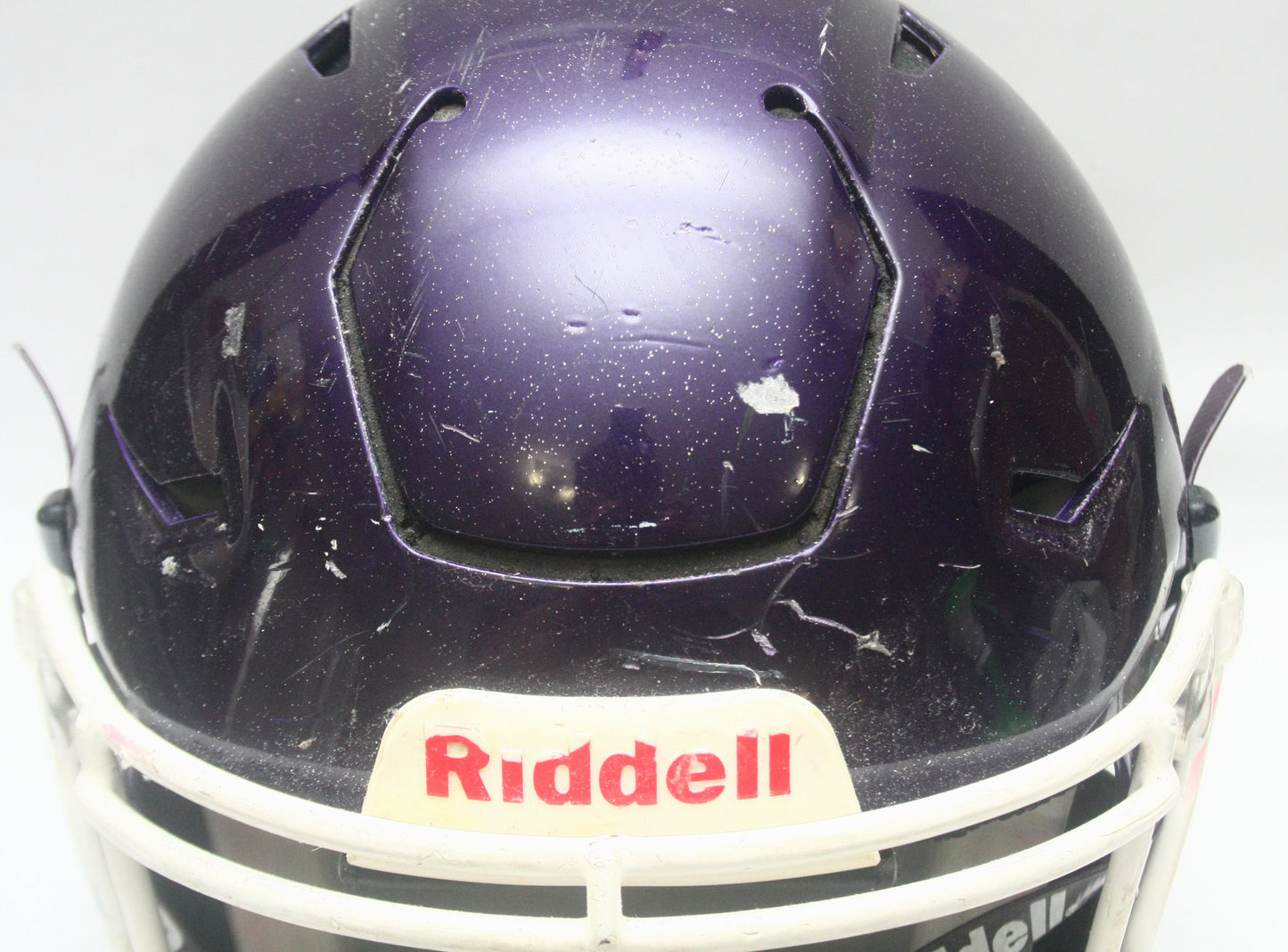 Game Used Riddell SpeedFlex Adult Large Football Helmet - Purple metallic