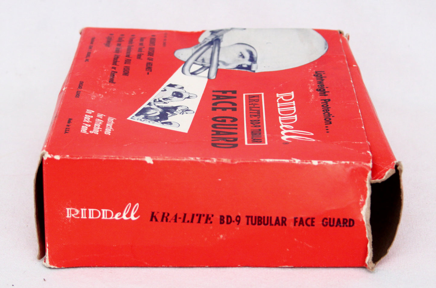 **Ultra Rare** NIB Vintage 1950s Riddell BD-9 Two Bar Football Helmet Facemask