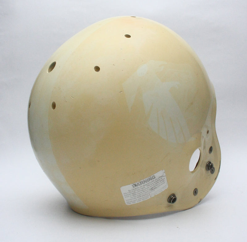 air football helmet youth Vintage Game Used White 1990s Schutt Air Youth Large Football Helmet S – Football Helmet Restoration Center