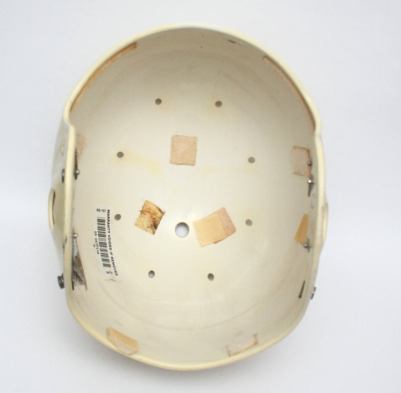 Vintage Game Used White 1990s Schutt Air Youth Large Football Helmet S – Football Helmet Restoration Center Vintage Game Used White 1990s Schutt Air Youth Large Football Helmet S – Football Helmet Restoration Center