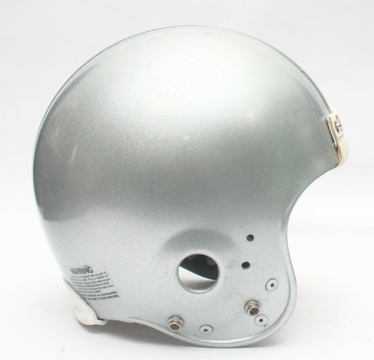 Vintage Riddell VSR4 Silver Metallic Adult Large Football Helmet