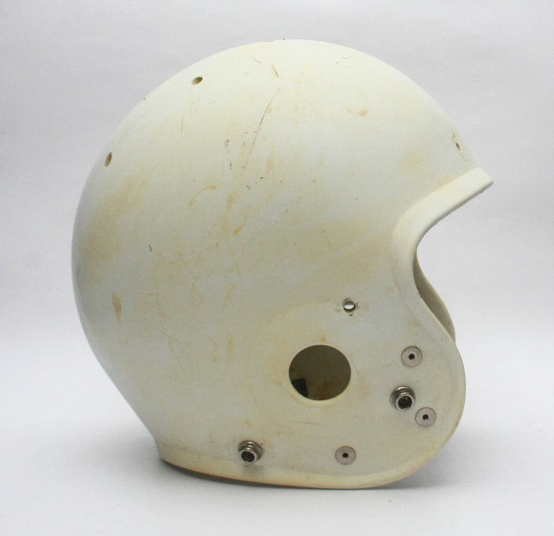 Vintage Game Used White 1980s BIKE IV Youth Medium Football Helmet Shell Only