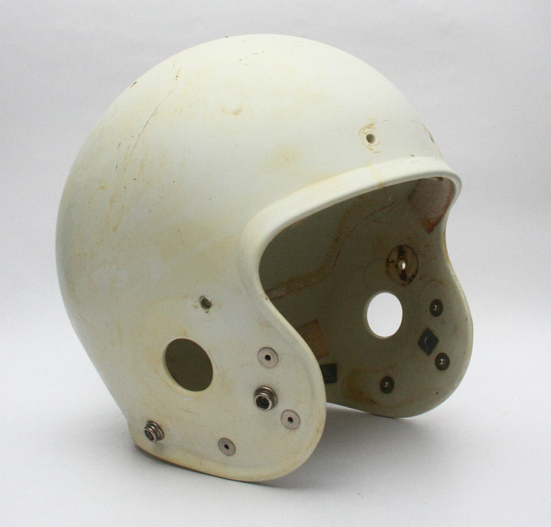 Vintage Game Used White 1980s BIKE IV Youth Medium Football Helmet Shell Only
