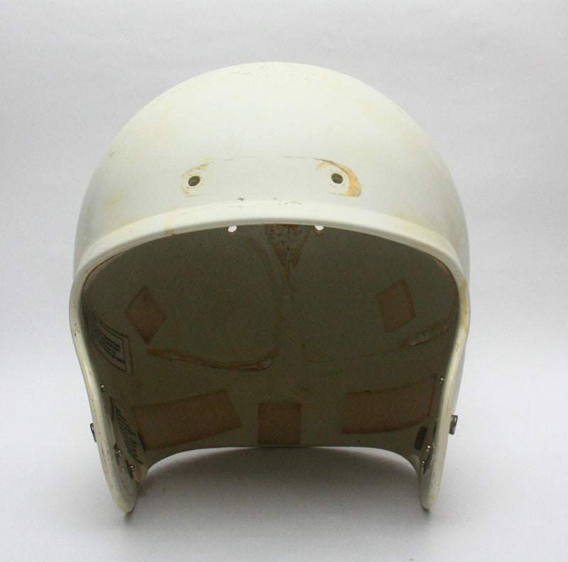 Vintage Game Used White 1980s BIKE IV Youth Medium Football Helmet Shell Only