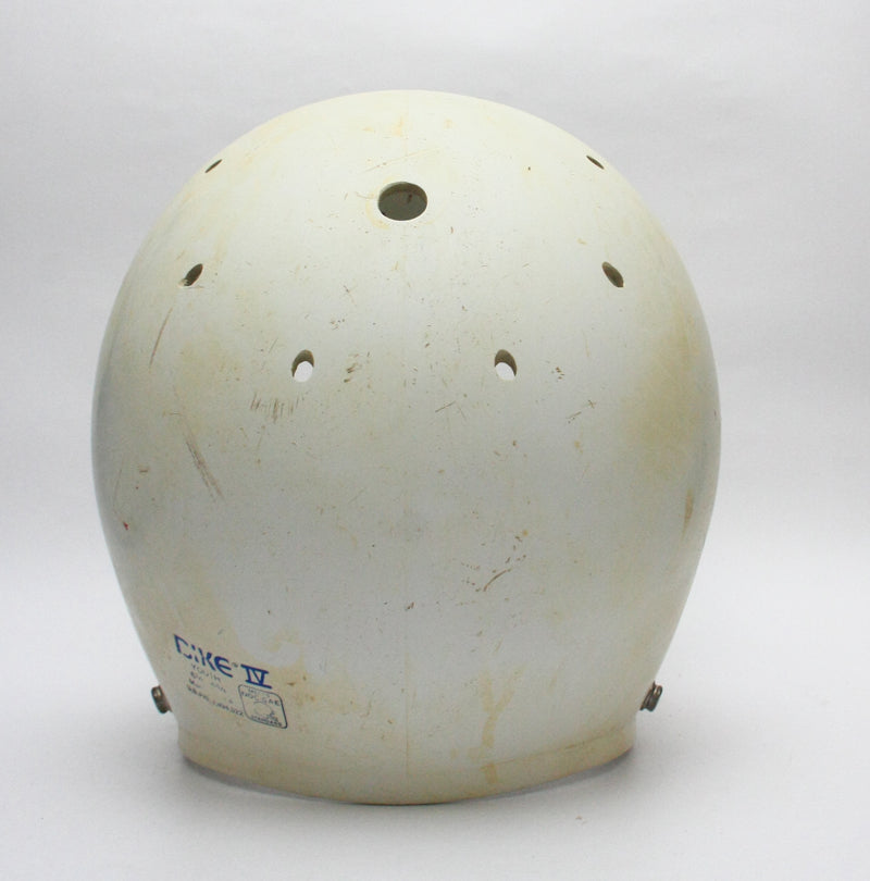 Vintage Game Used White 1980s BIKE IV Youth Medium Football Helmet Shell Only