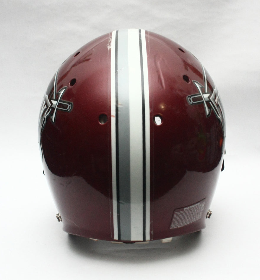 Vintage Game Used 2000s Troy Trojans Schutt Pro Air II Football Helmet - Size Large
