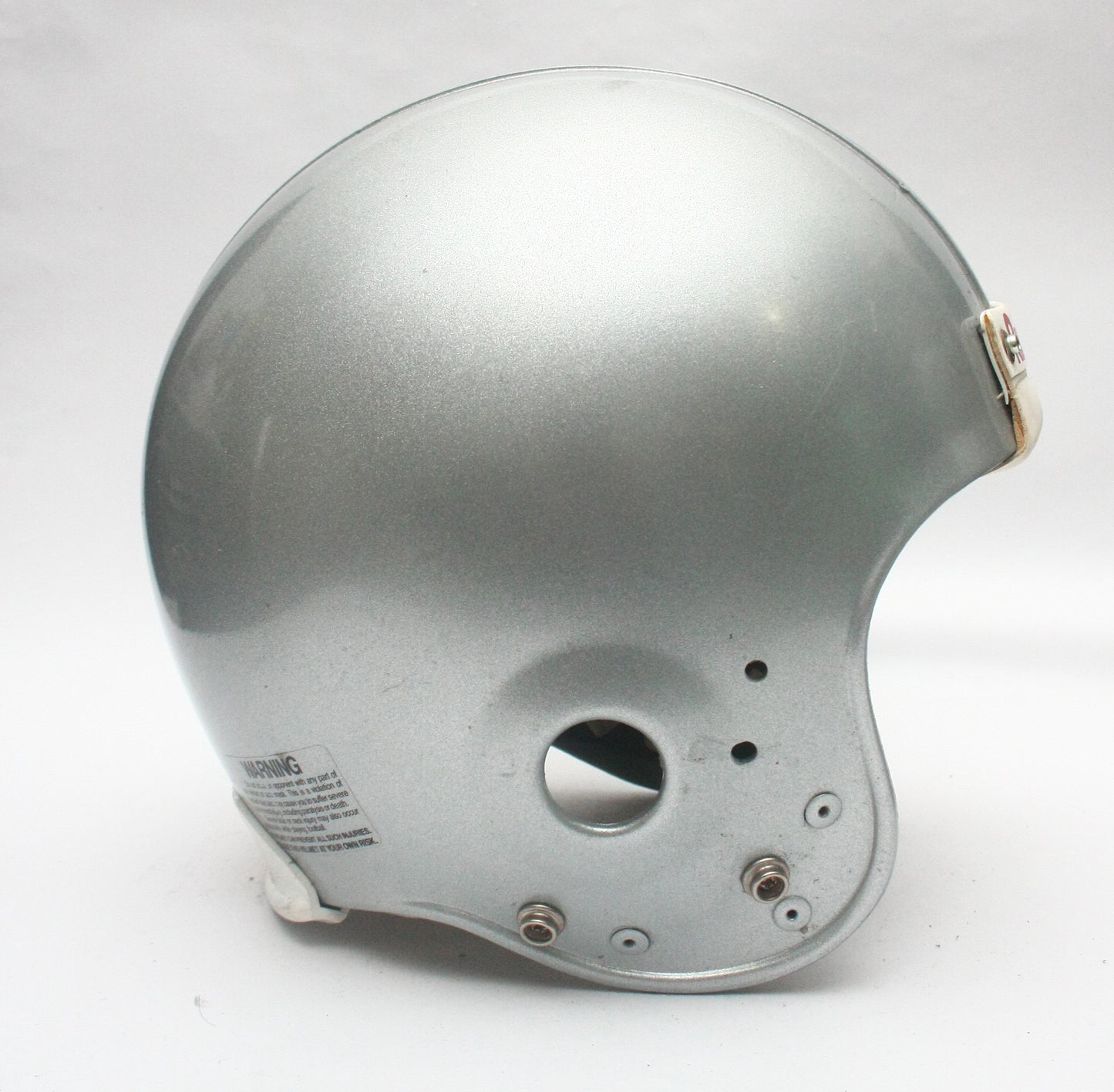 Vintage Riddell VSR4 Silver Metallic Adult Large Football Helmet